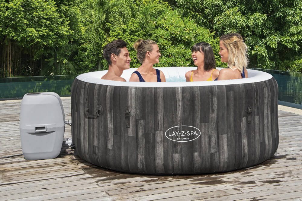 สปาเป่าลม Lay-Z-Spa® Bestway Bahamas AirJet ขนาด 1.80m x 1.80m x 66cm