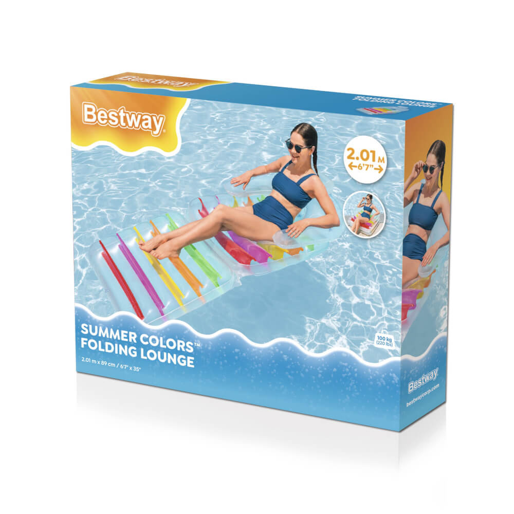 แพแฟชั่น ลอยน้ำ Bestway 43023 Summer Colors™ ขนาด 201 x 89 ซม.