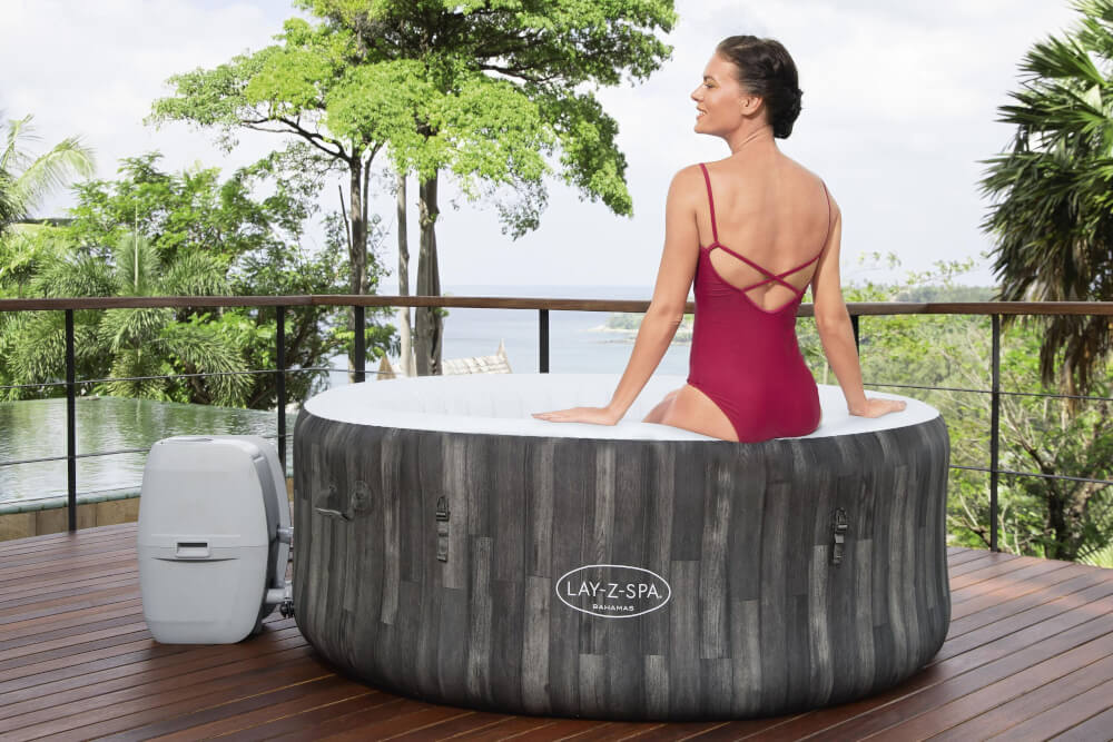 สปาเป่าลม Lay-Z-Spa® Bestway Bahamas AirJet ขนาด 1.80m x 1.80m x 66cm