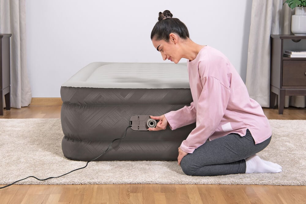 ที่นอนเป่าลม Bestway Fortech Airbed Twin Built-in AC pump 1.91m x 97cm x 46cm