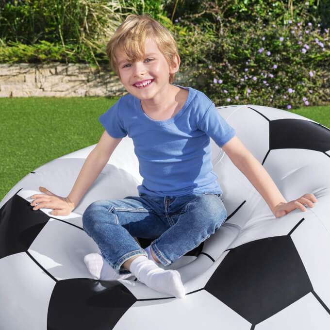 โซฟาเป่าลม  Bestway 75010 Beanless Soccer Ball ขนาด 114 x 112 x 66 ซม. 