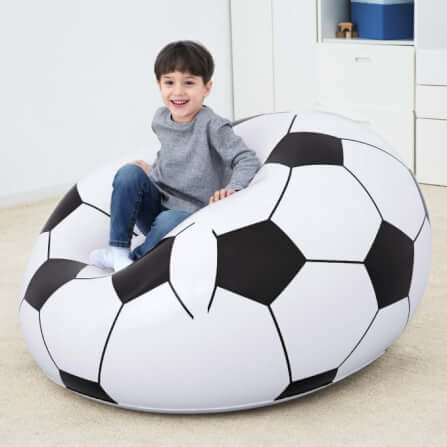 โซฟาเป่าลม  Bestway 75010 Beanless Soccer Ball ขนาด 114 x 112 x 66 ซม. _1