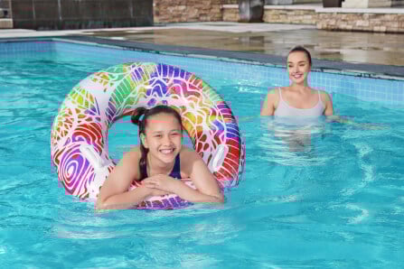 ห่วงยาง ขนาด 36 นิ้ว Bestway 36084 Summer Swirl อายุ10+ปี สีฟ้า_5