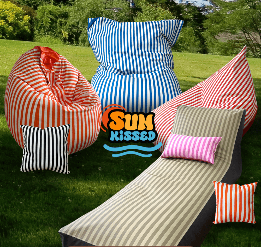 บีนแบค ทรงมาม่าฮิปโป Nunta Leather รุ่น Sunkissed Size: Mama 70x100x75cm สีส้ม-ขาว_4