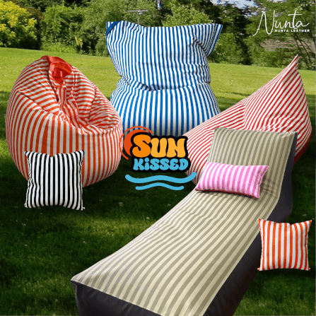 หมอนพิง Nunta Leather รุ่น Sunkissed Size: 15x15 นิ้ว สีดำ-เทา_9
