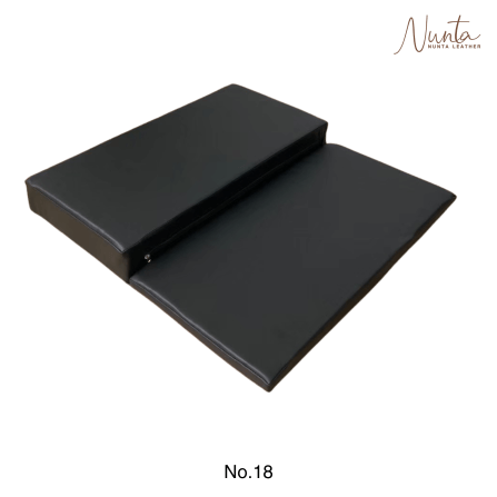 เบาะรองนั่ง พับได้ NUNTA LEATHER RISE FLODABLE SEAT 60X60X10CM สีดำ_2