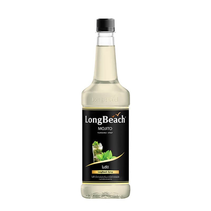 น้ำเชื่อม ลองบีชไซรัป กลิ่น โมฮีโต้ ขนาด 740ML.