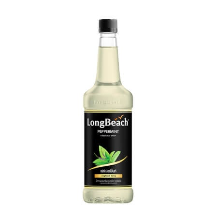 น้ำเชื่อม ลองบีชไซรัป กลิ่น เปปเปอร์มิ้นท์ ขนาด 740ML._1