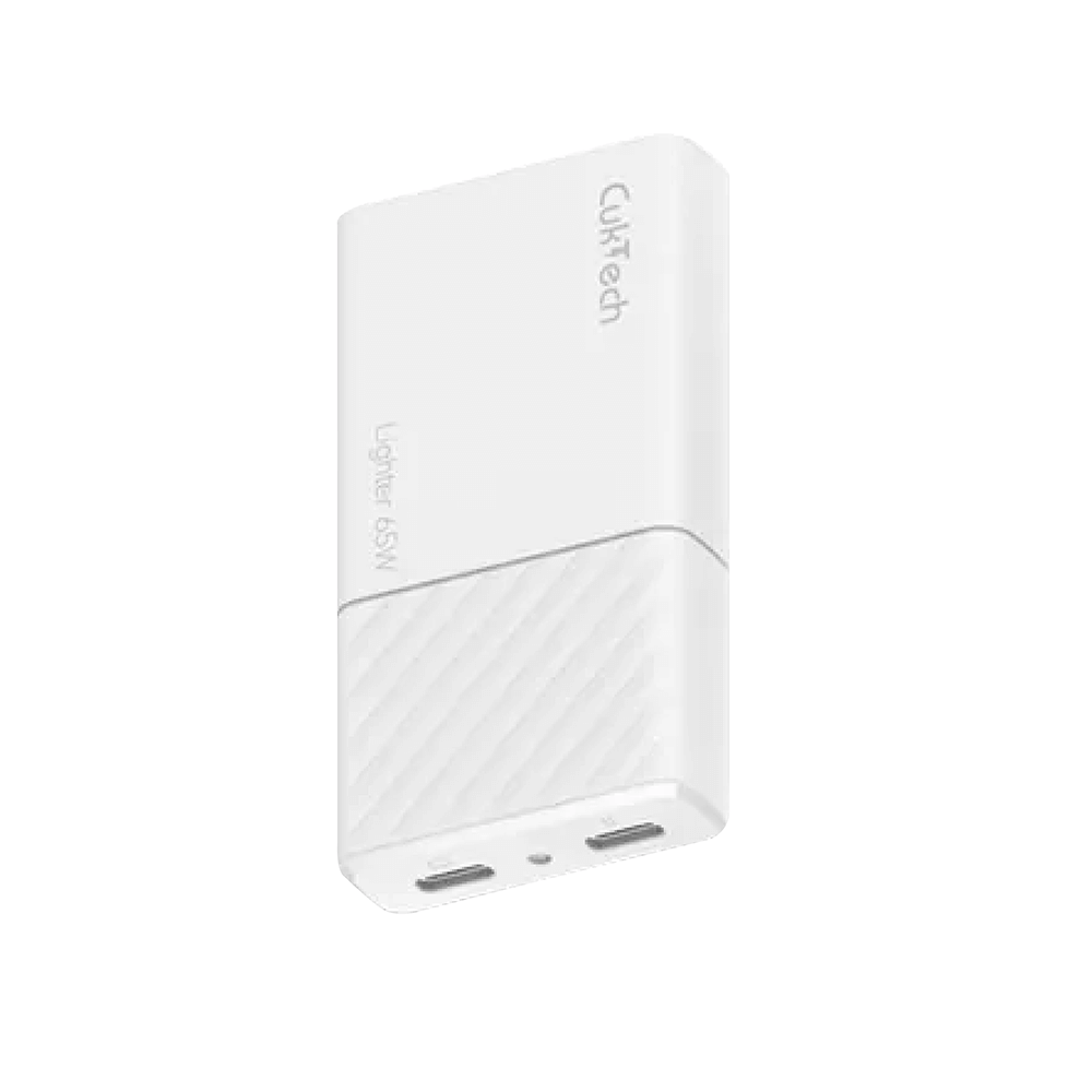หัวชาร์จเร็ว AC65B2 65W สีขาว  TYPE-C 2 พอร์ต พร้อมสาย (ระบบป้องกัน 8 ชั้น)_0