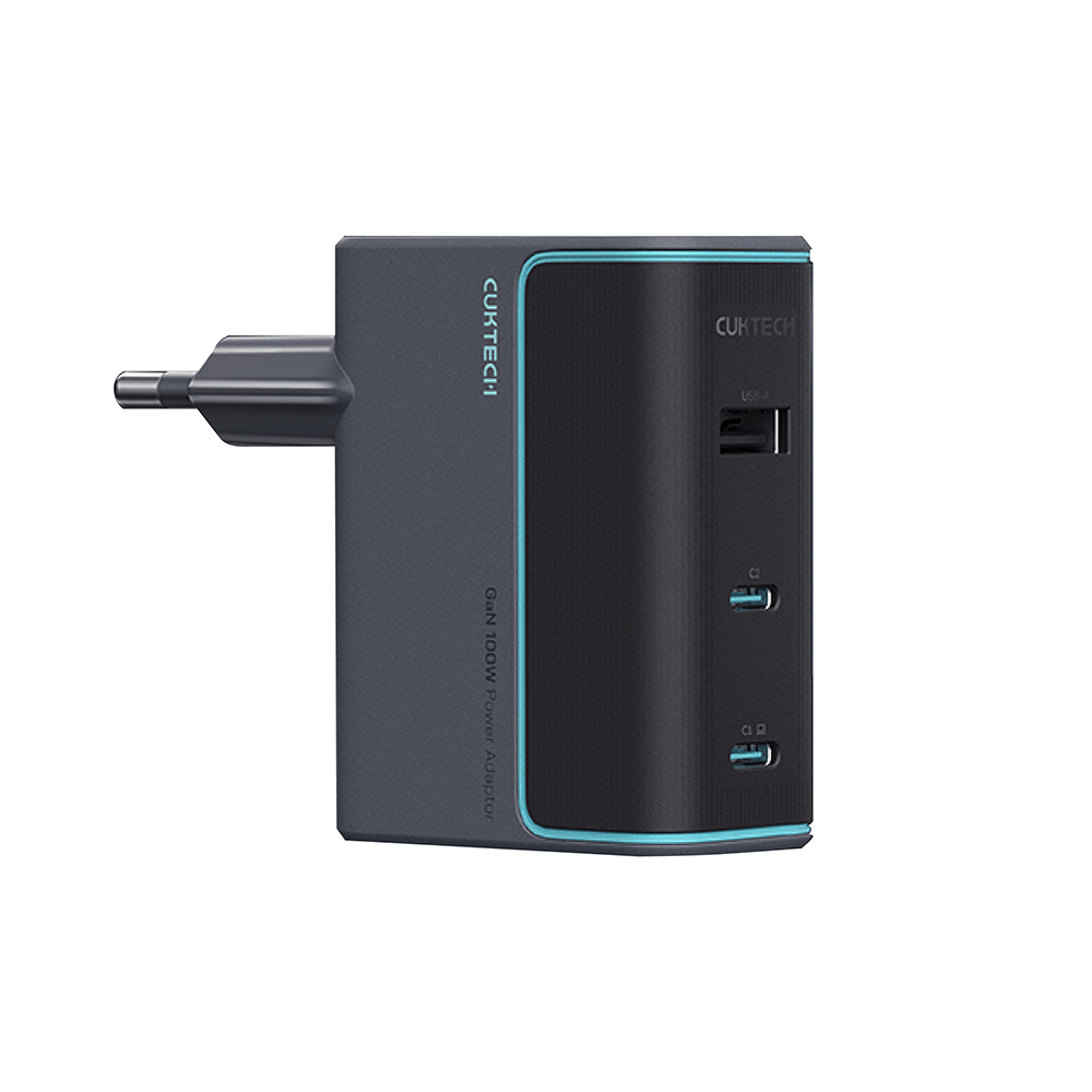 หัวชาร์จเร็ว CUKTECH AD1003T 100W สีเทา GAN3 รองรับชาร์จไว_0