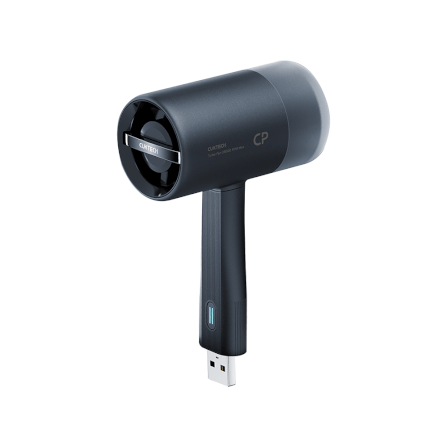 พัดลมพกพา CUKTECH BF01 สีดำ JET FAN แบบ USB-A ลมแรง 10.5 M/S สำหรับใช้งานกับแบตสำรอง หรือหัวชาร์จ_0