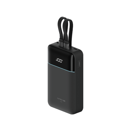 แบตสำรอง CUKTECH LPB200NL สีดำ 20000 MAH มาตรฐาน CCC ชาร์จเร็วพร้อมสาย USB-C 40W และ USB-A 22.5W_0