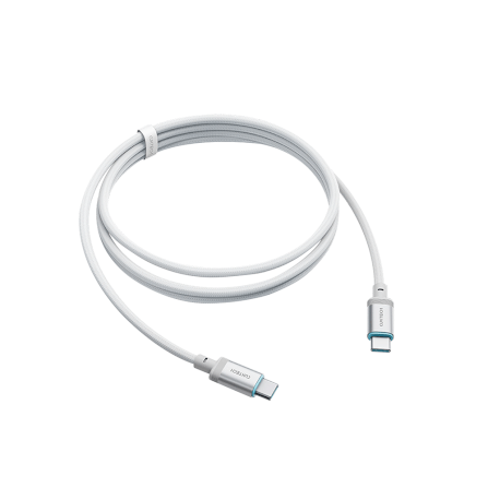 สายชาร์จเร็ว CUKTECH รุ่น CTC615W 6A 240W USB-C ยาว 1.5 ม. สีขาว (รองรับการชาร์จ PD3.1)_0