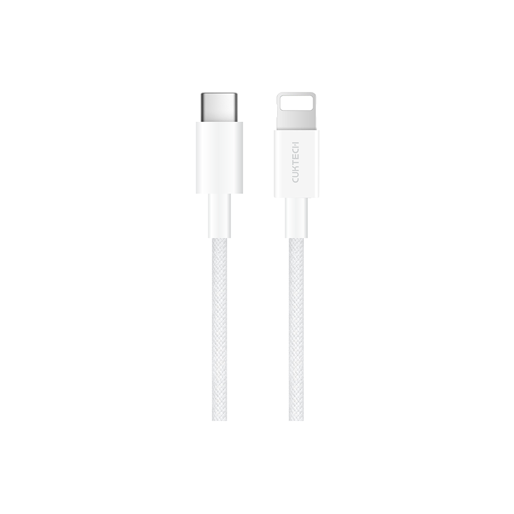 สายชาร์จเร็ว 3A USB-C to Lightning CUKTECH CL315P สีขาว 1.5 เมตร รองรับการชาร์จ PD_0