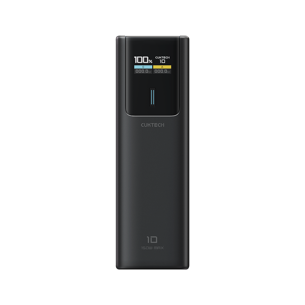 แบตเตอรี่สำรอง CUKTECH PB100P CN.V 10000 MAH สีดำ CCC จ่ายไฟรวมสูงสุด 120W_0