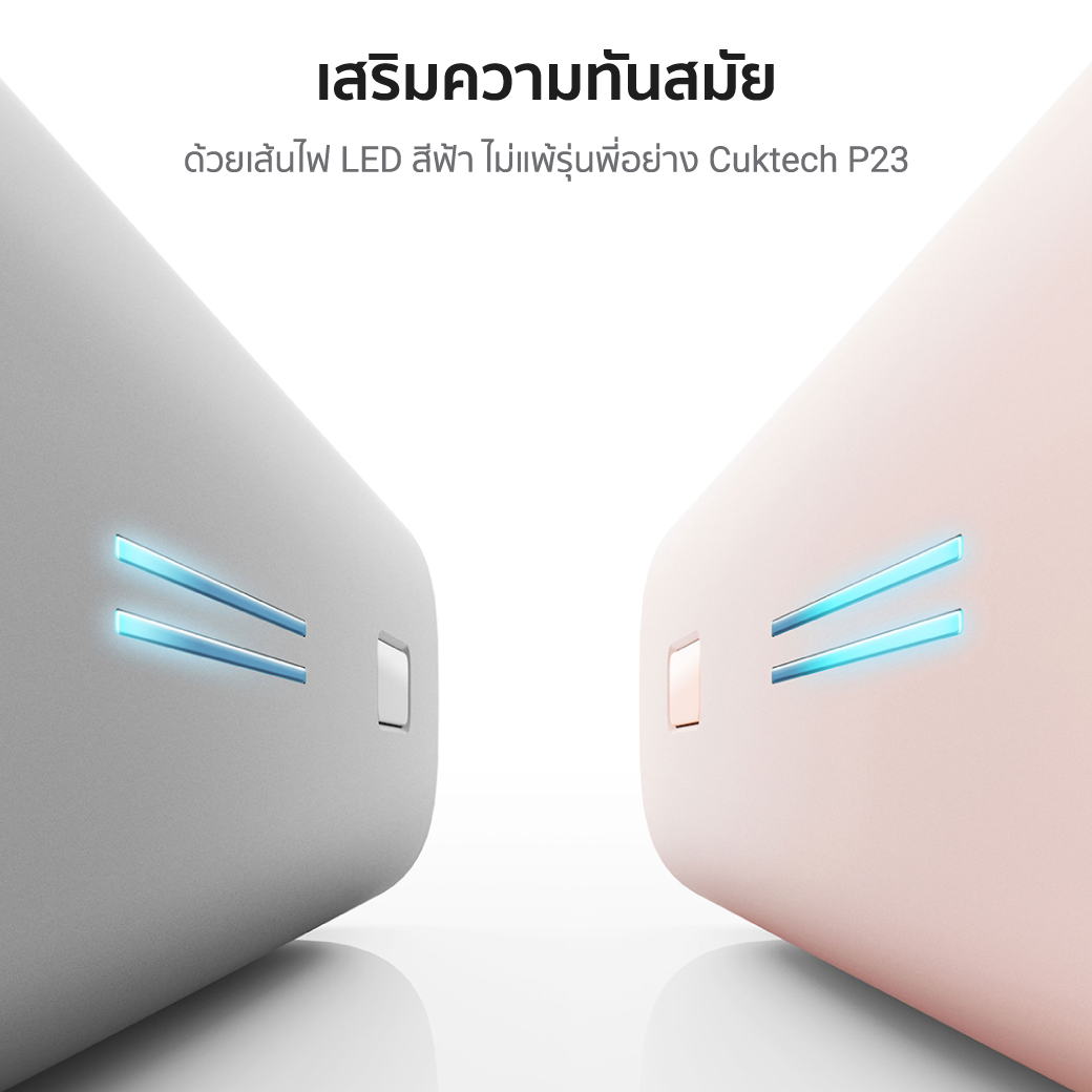 แบตเตอร์รี่สำรอง CUKTECH AURA PB100 10000 mAh สีเทา จ่ายไฟสูงสุด 33W_6