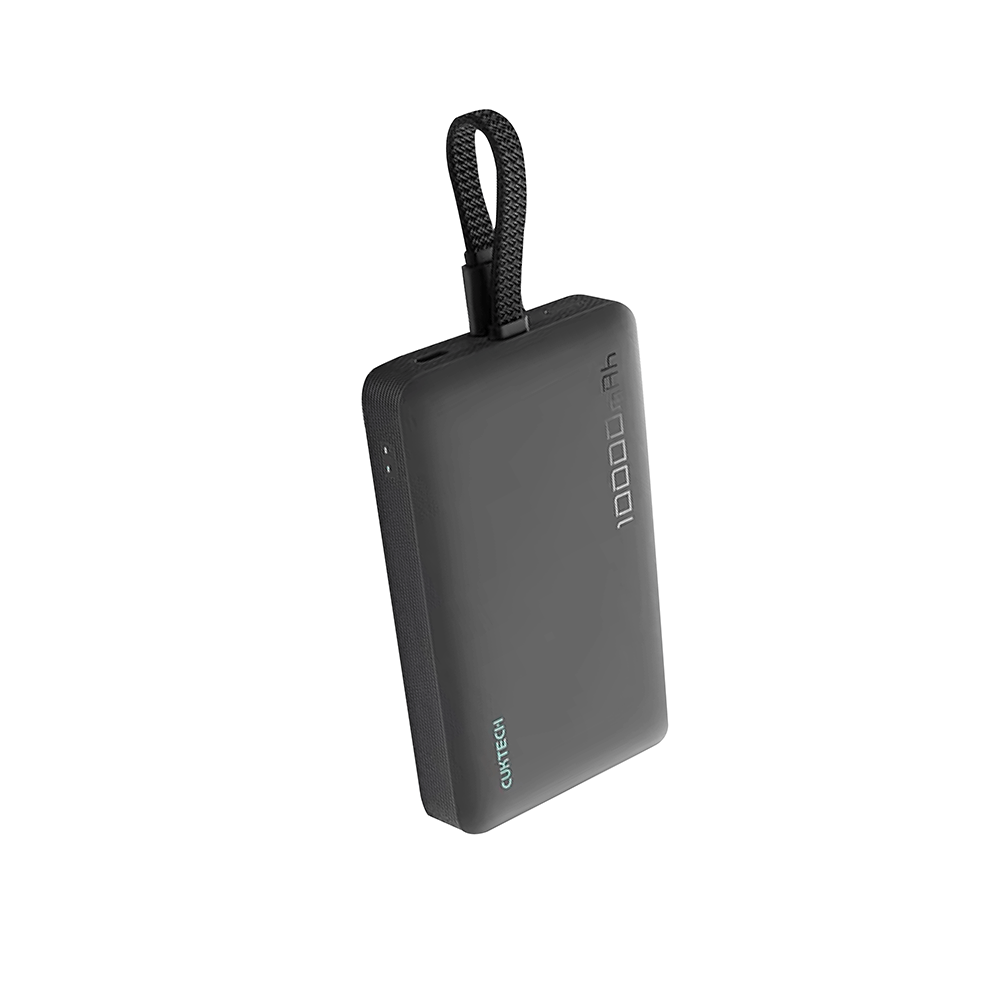 แบตเตอร์รี่สำรอง CUKTECH AURA WPB100L สีดำ 10000 MAH (รองรับเทคโนโลยีชาร์จไร้สาย)