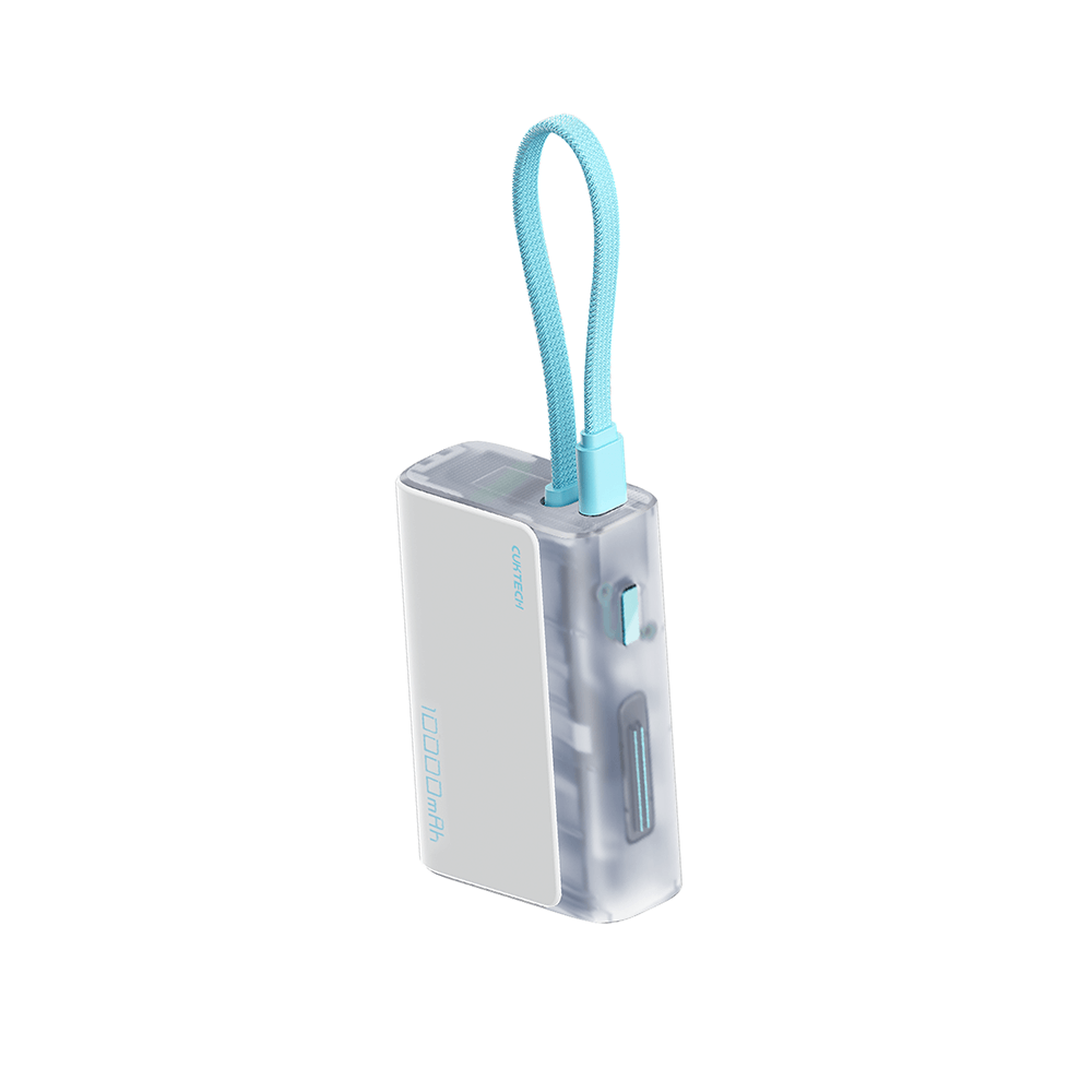 แบตเตอรี่สำรอง CUKTECH รุ่น LPB100 10000 mAh สีใส (รองรับเทคโนโลยีชาร์จเร็ว PD)