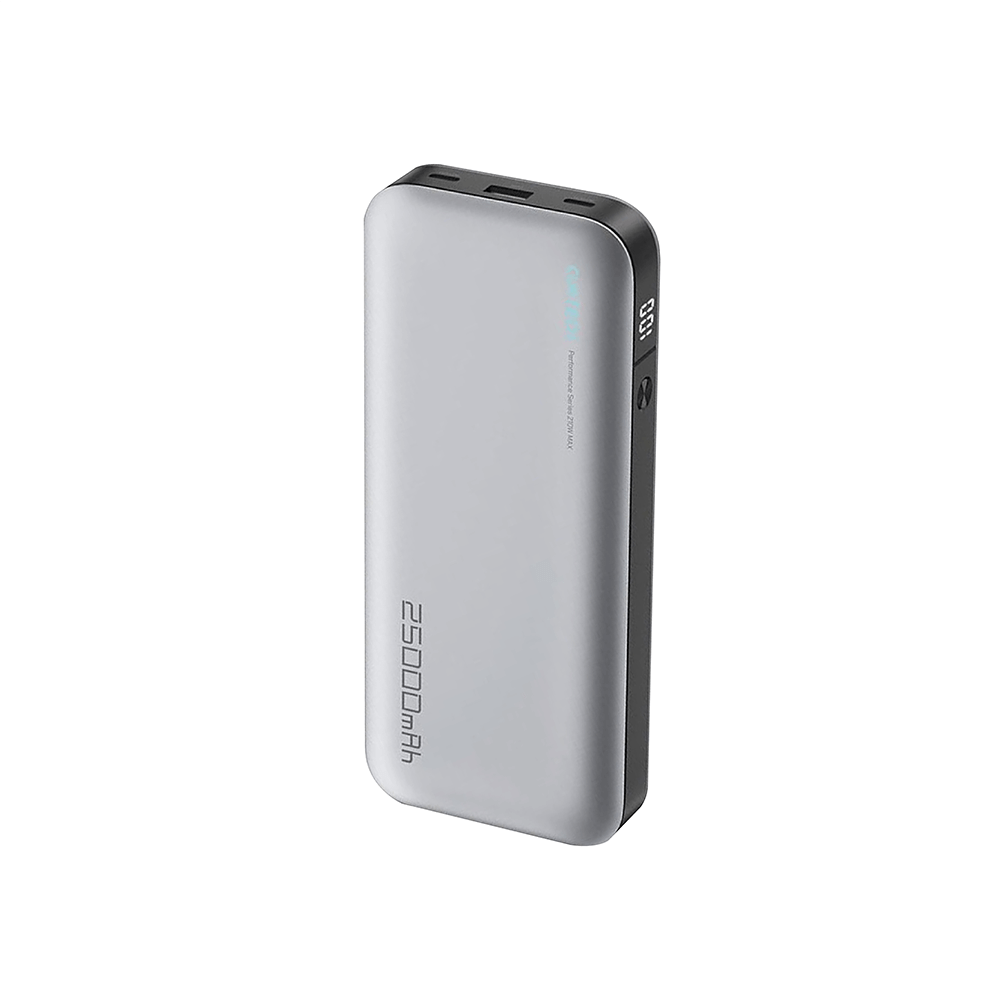 แบตเตอรี่สำรอง CUKTECH รุ่น PB250 (GB.V) 25000 mAh สีเทา จ่ายไฟรวมกันได้สูงถึง 210W