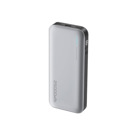 แบตเตอรี่สำรอง CUKTECH รุ่น PB250 (GB.V) 25000 mAh สีเทา จ่ายไฟรวมกันได้สูงถึง 210W_0