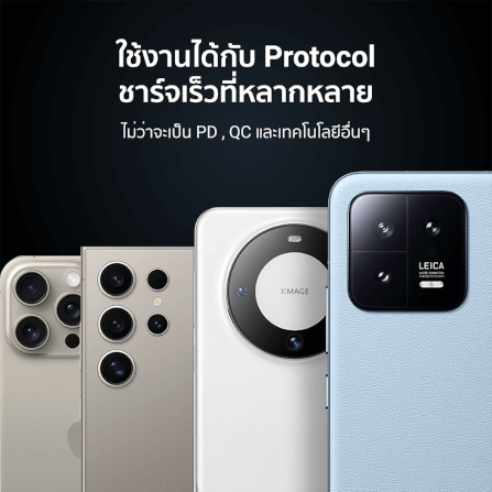 สายชาร์จเร็ว CUKTECH รุ่น CTC310N  USB-C to USB-C 60W 3A สีขาว (รองรับชาร์จเร็ว PD,QC)_4