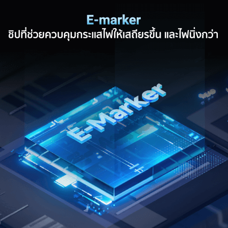 สายชาร์จเร็ว CUKTECH รุ่น CTC615N USB-C to USB-C 240W ยาว 1.5 เมตร สีขาว (รองรับชาร์จเร็ว PD3.1)_5