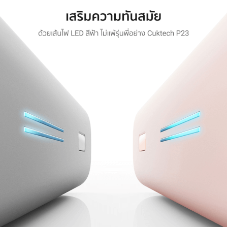 แบตเตอรี่สำรอง CUKTECH AURA PB100 10000 mAh สีเทา จ่ายไฟสูงสุด 33W_6