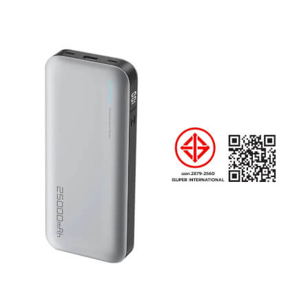 แบตเตอรี่สำรอง CUKTECH รุ่น PB250 (GB.V) 25000 mAh สีเทา จ่ายไฟรวมกันได้สูงถึง 210W_11