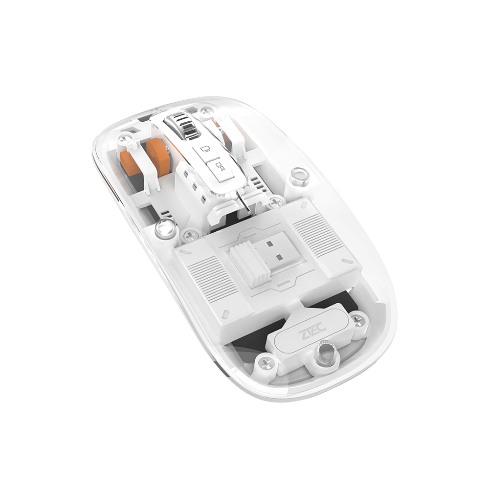 เมาส์ไร้สาย ZTEC ZMO1316 สีขาว LOPTICAL ปรับ DPI ได้ 800-1600