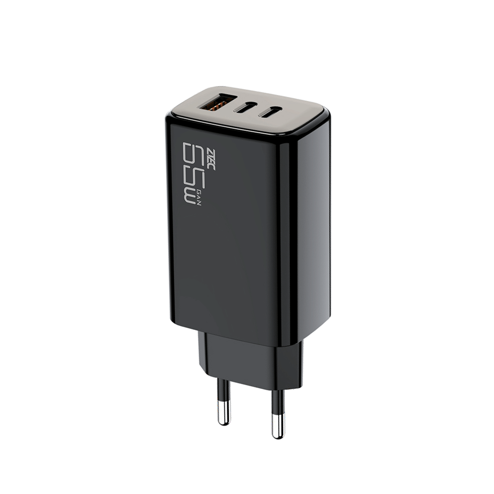 หัวชาร์จ 65W ZTEC ZA652 รองรับเทคโนโลยีชาร์จด่วน PD ขาปลั๊กไทย ได้รับมาตรฐาน มอก.