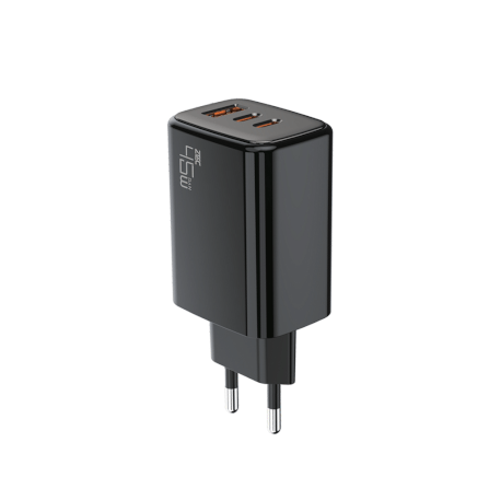 หัวชาร์จ 45W ZTEC ZA452 รองรับเทคโนโลยีชาร์จด่วน PD ขาปลั๊กไทย ได้รับมาตรฐาน มอก._0