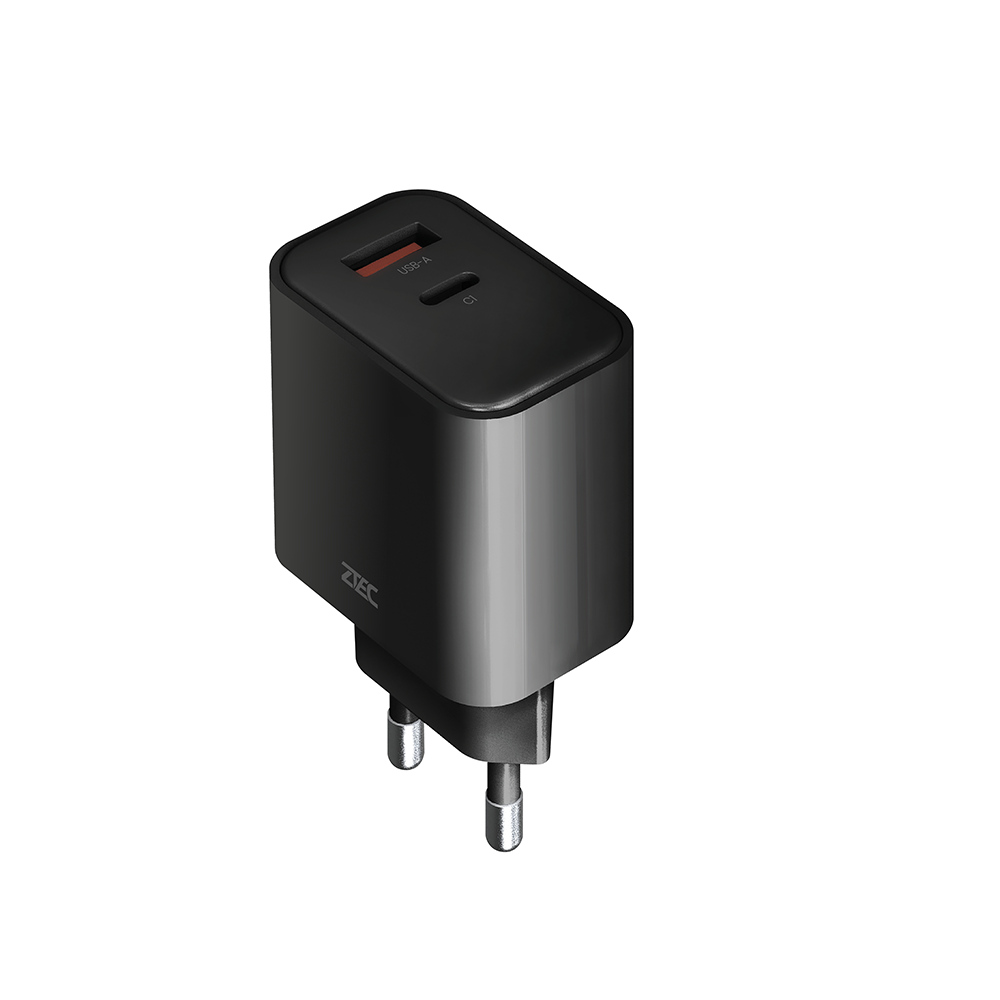 หัวชาร์จเร็ว ZTEC ZA453 GAN 45W  รองรับเทคโนโลยีชาร์จเร็ว PD 3.0 (ขาปลั๊กไทย ปลอดภัย ได้รับมาตรฐาน มอก.)_0