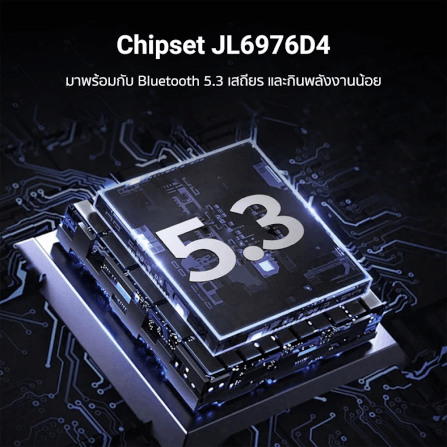 หูฟังไร้สาย ZTEC TUNE BUDS สีดำ เบสแน่น เชื่อมต่อแอพลิเคชั่นได้ แบตอึดใช้งานได้นาน_4