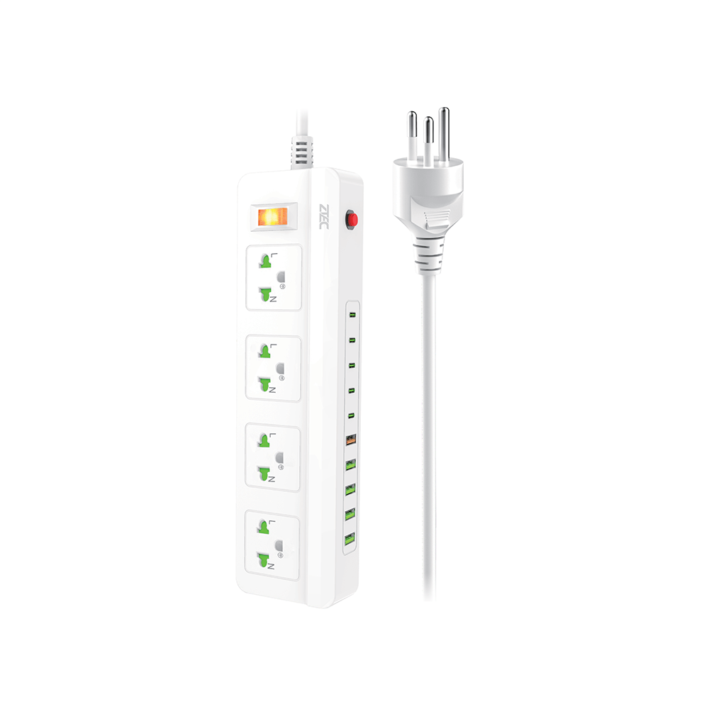 รางปลั๊กไฟอเนกประสงค์ ZTEC ZE100 POWER ใช้งานพร้อมกันได้ถึง 14 อุปกรณ์_0