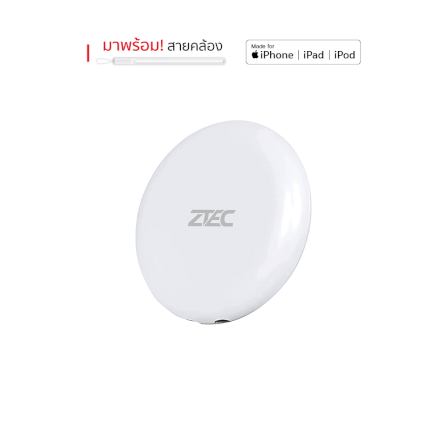 อุปกรณ์ติดตาม ZTEC Tag ZT100 สีขาว (ใช้งานกับแอปฯ Find My)_0
