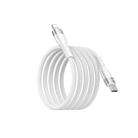 สายชาร์จเร็วแบบแม่เหล็ก ZTEC รุ่น ZL331 USB-C to Lightning  60W ยาว 1 เมตร สีขาว (รองรับเทคโนโลยี PD)_1
