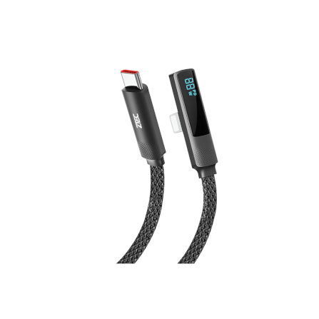 สายชาร์จเกมมิ่ง ZTEC รุ่น ZL531 USB-C to Lightning 27W ยาว 1.2 เมตร สีดำ (รองรับชาร์จเร็ว PD / QC)_1