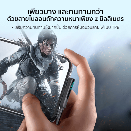 สายชาร์จเร็วเกมมิ่ง ZTEC รุ่น ZC531 USB-C to USB-C 100W ยาว 1.2 เมตร สีดำ  (รองรับชาร์จเร็ว PD / QC)_4