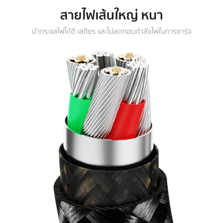 สายชาร์จเร็ว ZTEC รุ่น ZC522 USB-C to USB-C 100W 5A 2 เมตร สีน้ำตาล (รองรับเทคโนโลยี PD,QC)_6