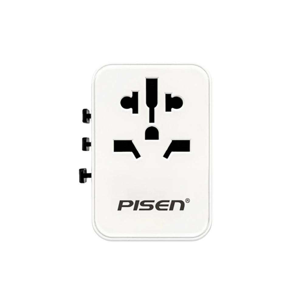 ปลั๊กแปลง PISEN TP-C109-WHT มัลติฟังก์ชั่น 20 วัตต์ สีขาว