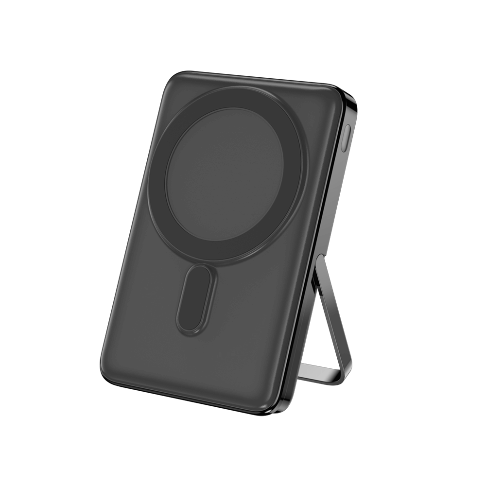 แบตเตอรี่สำรอง Pisen TP-D080-GRY 10,000mAh PowerMag แบบดิจิตอลแม่เหล็ก 2in1 สีดำ