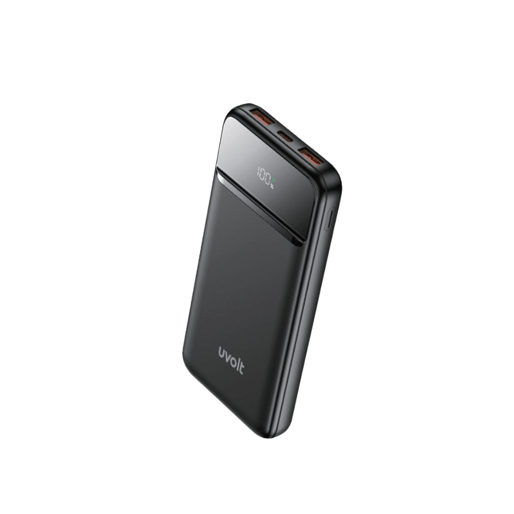 แบตเตอรี่สำรอง UVOLT EP11PD-BLK (EP-P104) 10,000 MAH สีดำ (PD20W I QC3.0 หน้าจอ LED)