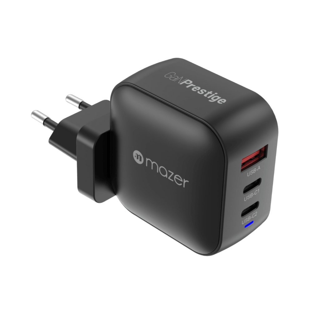 หัวชาร์จ MAZER M-G70W-V5-BK กำลังไฟ 70 วัตต์ สีดำ