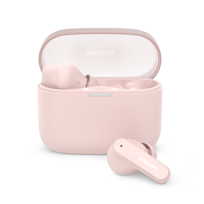 หูฟังไร้สาย PHILIPS TAT2000PK/97 บลูทูธ 5.4 ใช้งาน 32 ชั่วโมง สีชมพู
