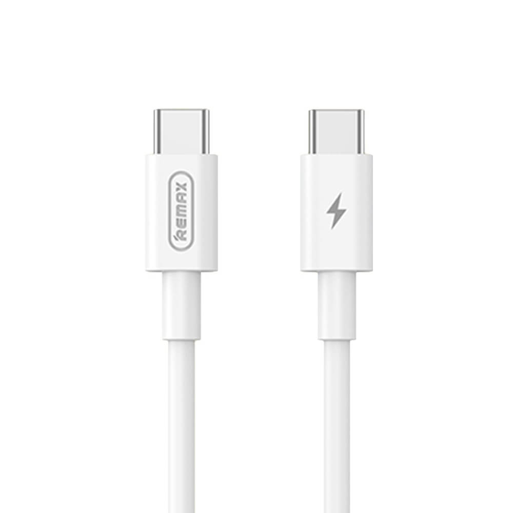 สายชาร์จ USB-C to USB-C REMAX RC-191aWHT PD 65W ยาว 1 เมตร สีขาว