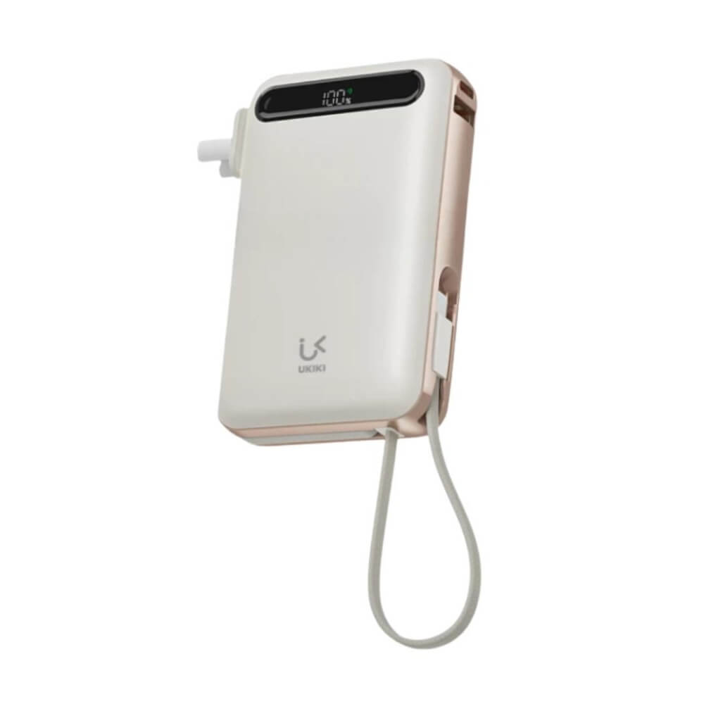 แบตเตอรี่สำรอง UKIKI KP20AC-01-CRM PWB 20KMAH + C CABLE + AC สีครีม