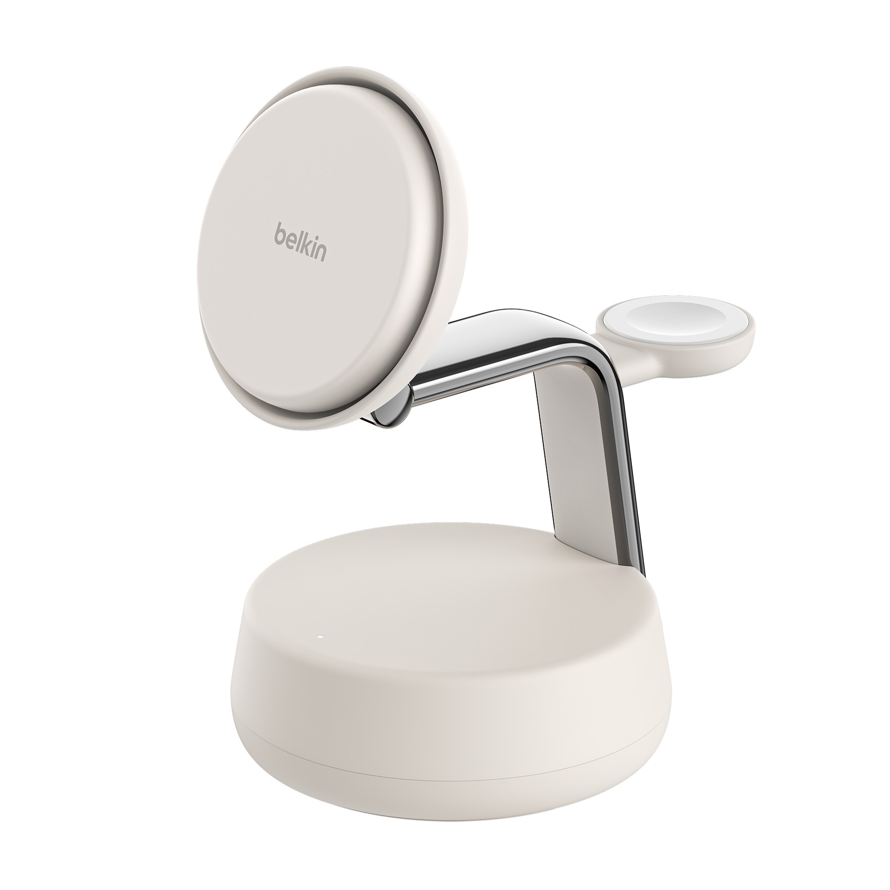 แท่นชาร์จไร้สาย 3-IN-1 BELKIN WIZ040 ULTRACHARGE PRO QI2 (25 วัตต์) สีแซนด์