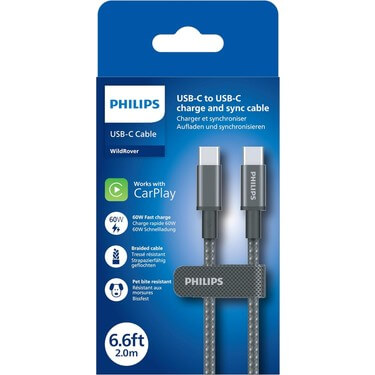 สายชาร์จ PHILIPS รุ่น DLC5060C/00 USB-C TO USB-C ยาว 2 เมตร