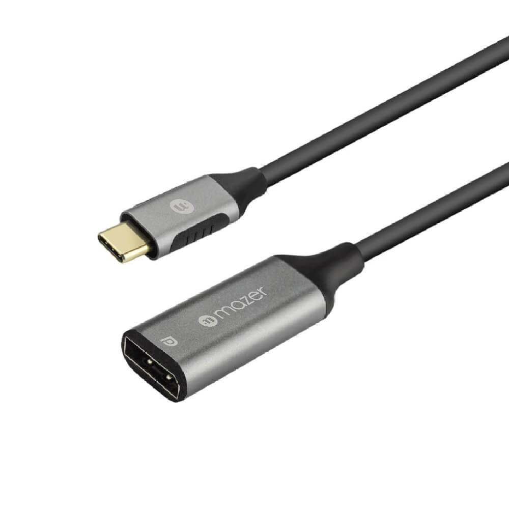 อุปกรณ์เชื่อมต่อ ยูเอสบี-ซี มีเดีย ฮับ MAZER M-USBCAL353-GY AL USB-C TO DISPLAYPORT 4K/60HZ