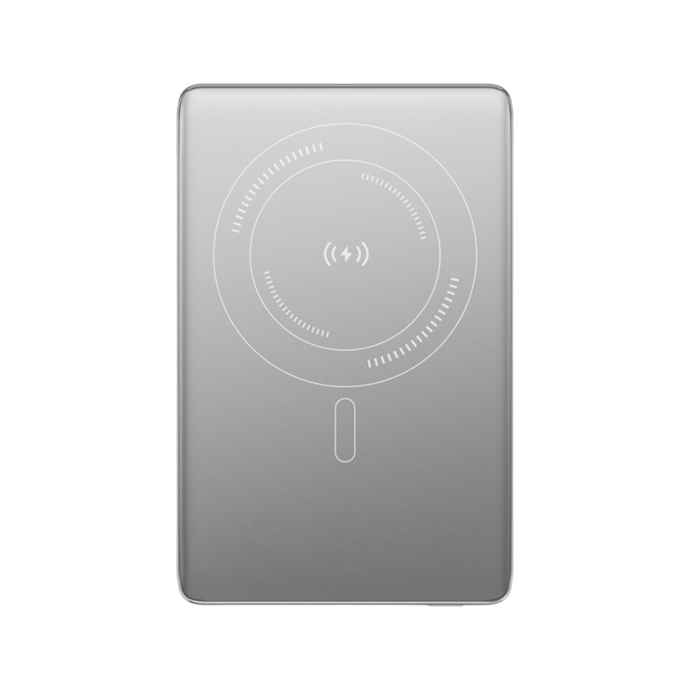 แบตเตอรี่สำรอง UVOLT UVP05W-02 (UP0501) 5,000MAH ชาร์จไร้สาย แม่เหล็ก รองรับ 3C สีเทา